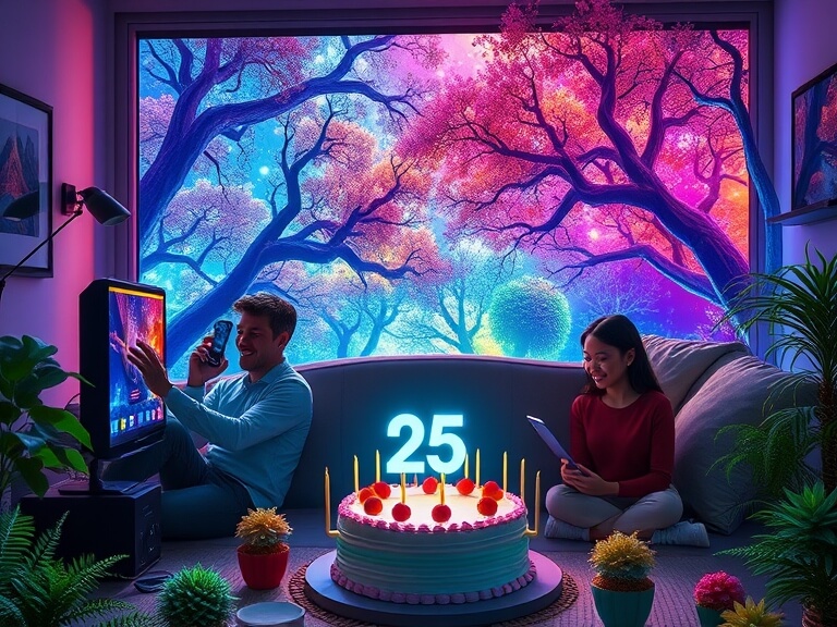 25 let připojení k internetu
